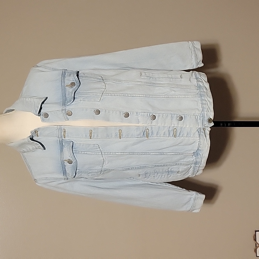 Ashley Vintage‎ Charm Denim Jean Jacket Blue Small